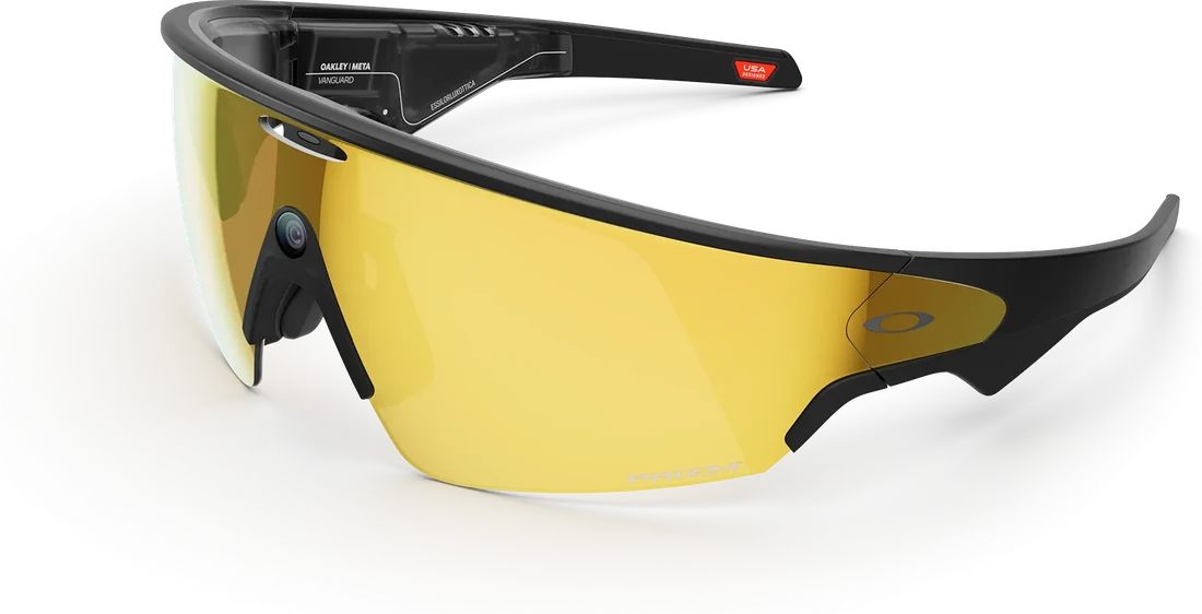 Oakley Meta Vanguard — Sportfassung, goldverspiegelt