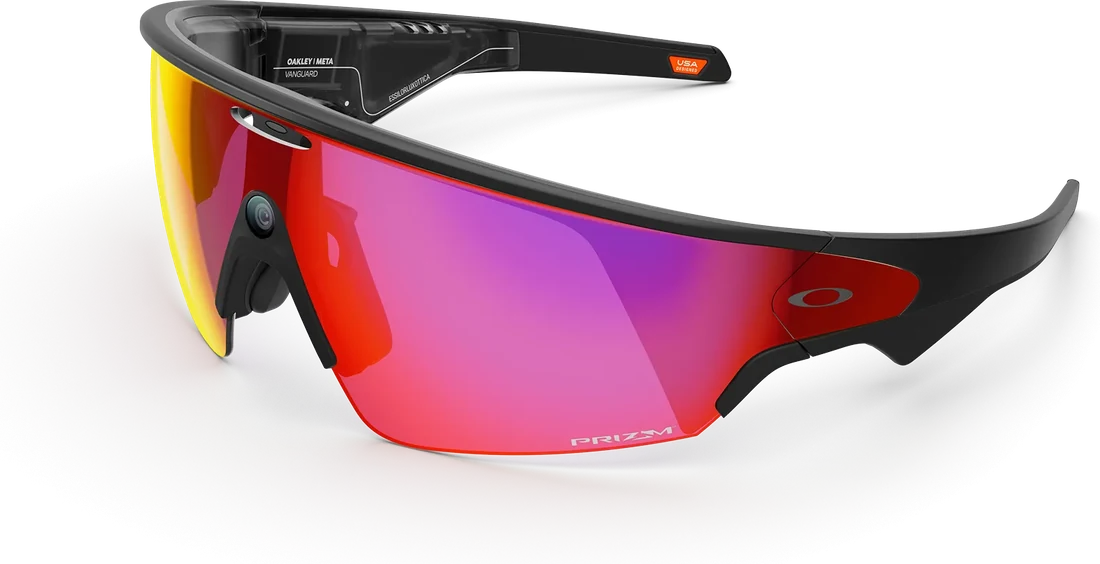 Oakley Meta Vanguard — Sportfassung, rot verspiegelt