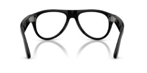 Ray-Ban Meta Aviator Optics (Gen 3) – Schwarz – Ansicht von hinten