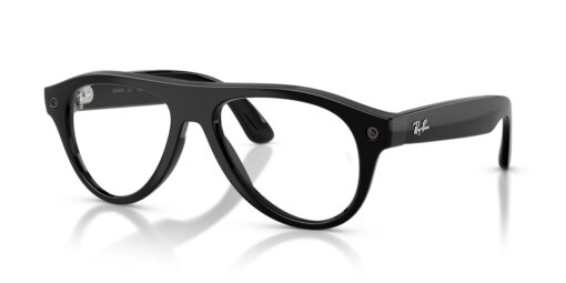 Ray-Ban Meta Aviator Optics (Gen 3) – Schwarz – Ansicht schräg von vorn