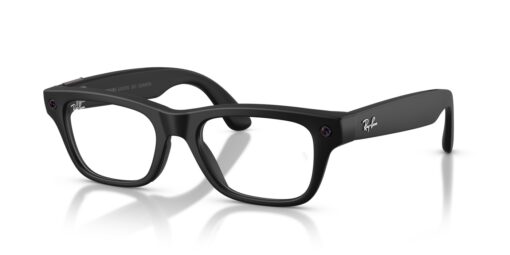 Ray-Ban Meta Blayzer Optics (Gen 2) – Schwarz matt – Ansicht schräg von vorn
