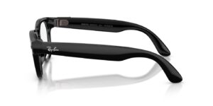 Ray-Ban Meta Scriber Optics (Gen 2) – Schwarz glänzend – Ansicht von der Seite
