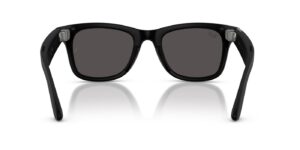 Ray-Ban Meta Wayfarer (Gen 3) – Schwarz matt · Grau – Ansicht von hinten