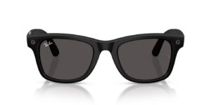 Ray-Ban Meta Wayfarer (Gen 3) – Schwarz matt · Grau – Ansicht von vorn