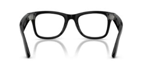 Ray-Ban Meta Wayfarer Optics (Gen 3) – Schwarz glänzend – Ansicht von hinten