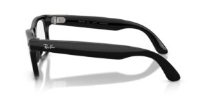 Ray-Ban Meta Wayfarer Optics (Gen 3) – Schwarz glänzend – Ansicht von der Seite