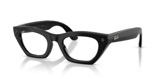 Ray-Ban Meta Zena Optics (Gen 3) – Schwarz – Ansicht schräg von vorn
